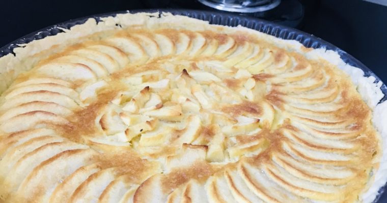 Tarte aux pommes fondante