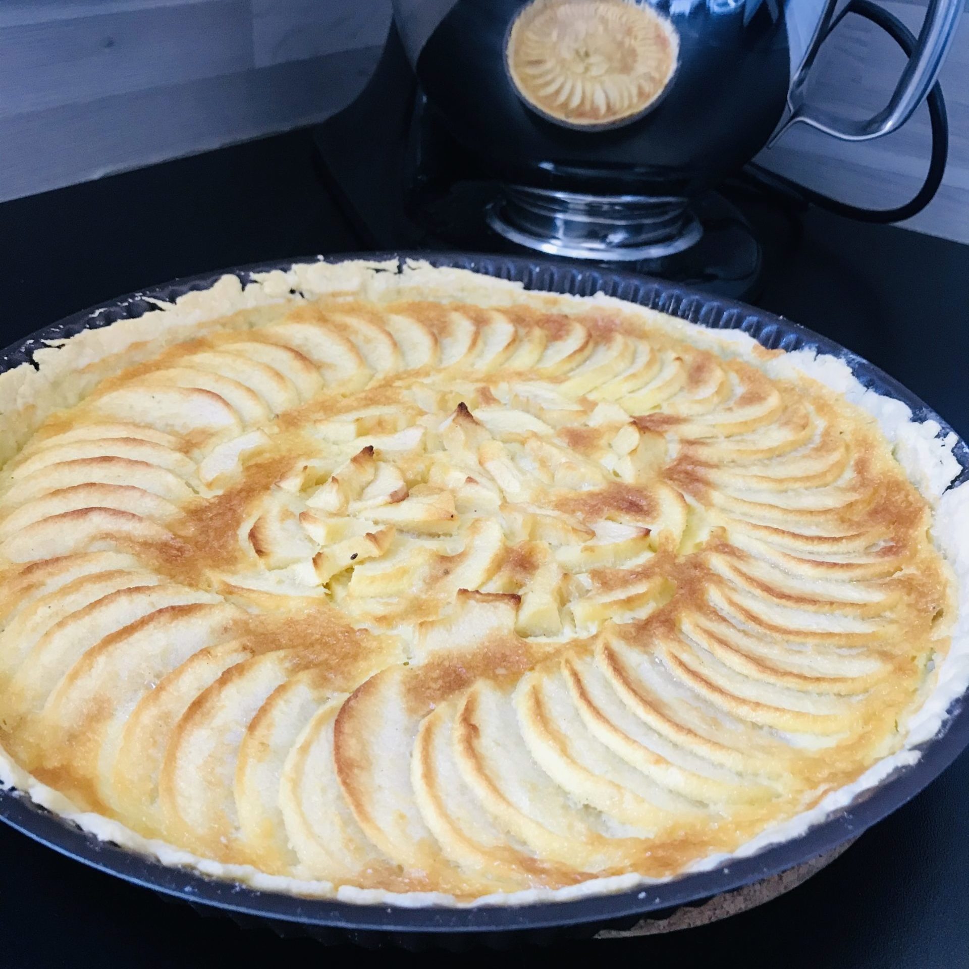 Tarte aux pommes fondante