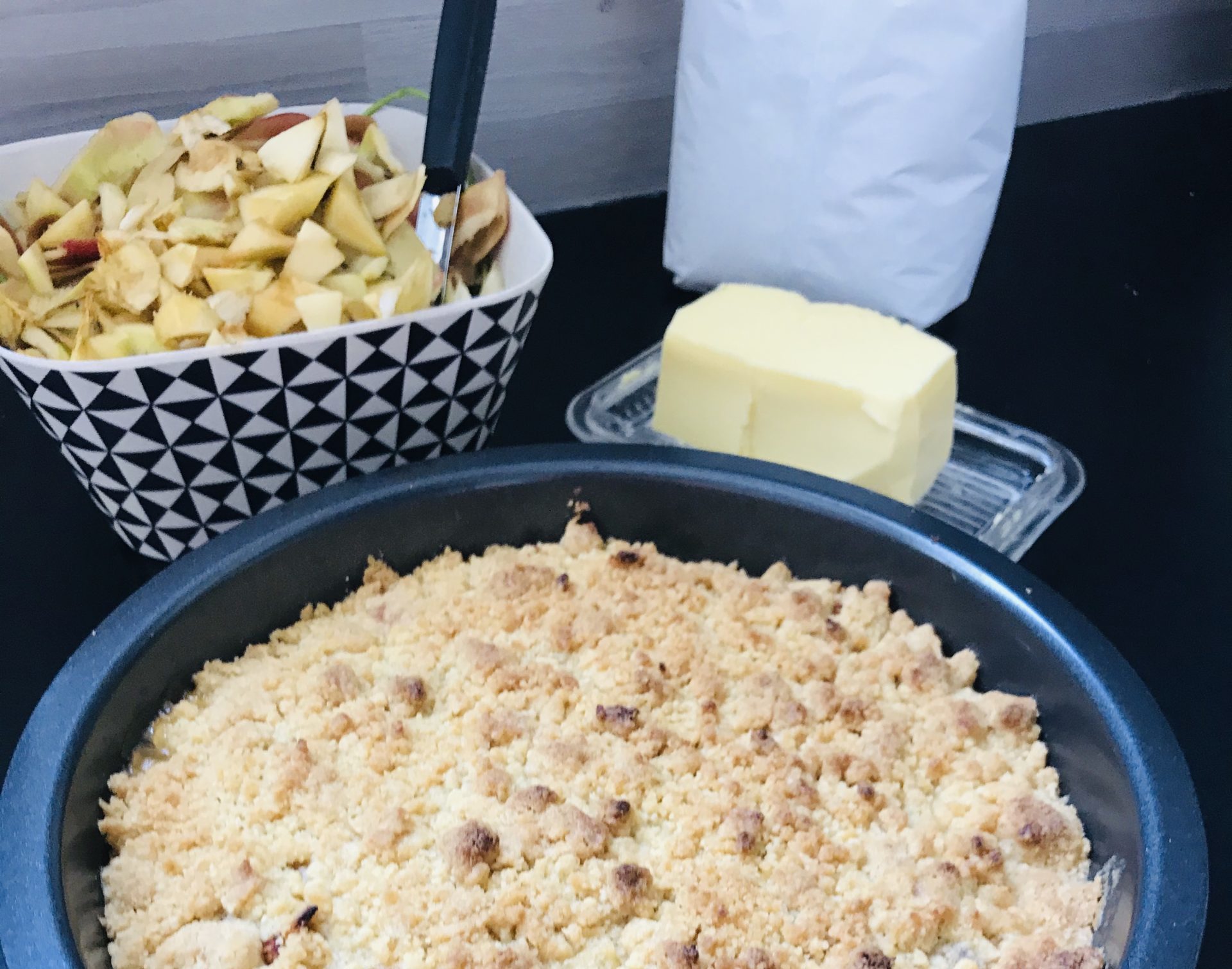 Crumble aux pommes